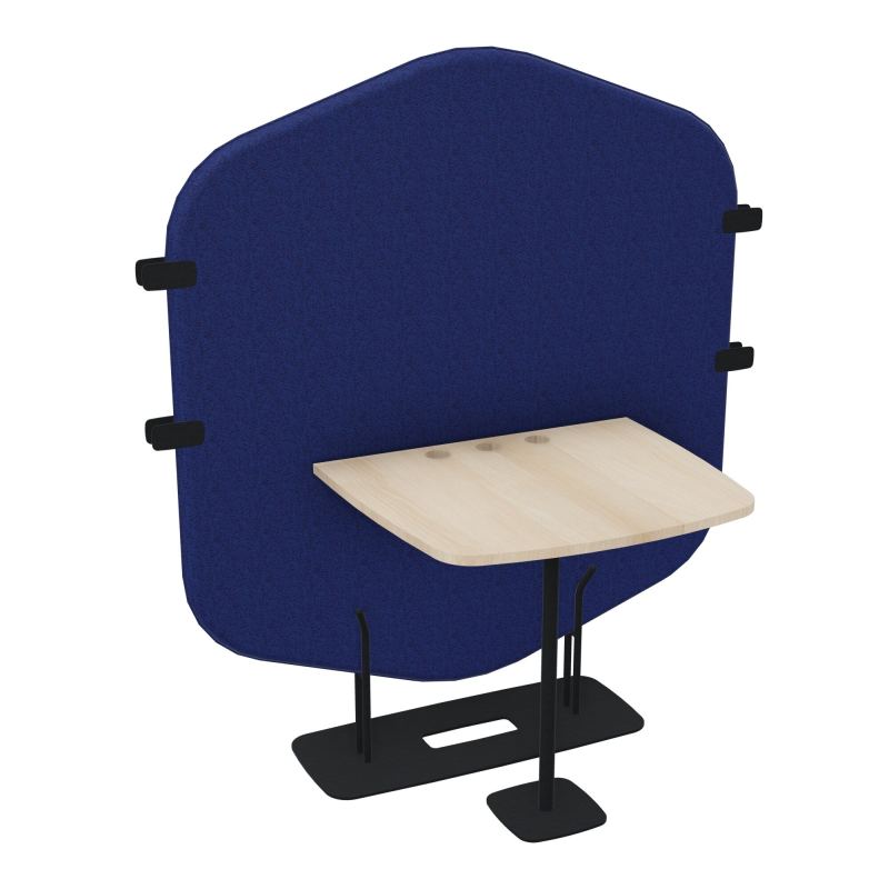 MARGOT ESPACE 2 PERS. L122,7XH144,8XP75CM - CLOISON B6 - PIET. ZP - PLAT. EP19MM RZ