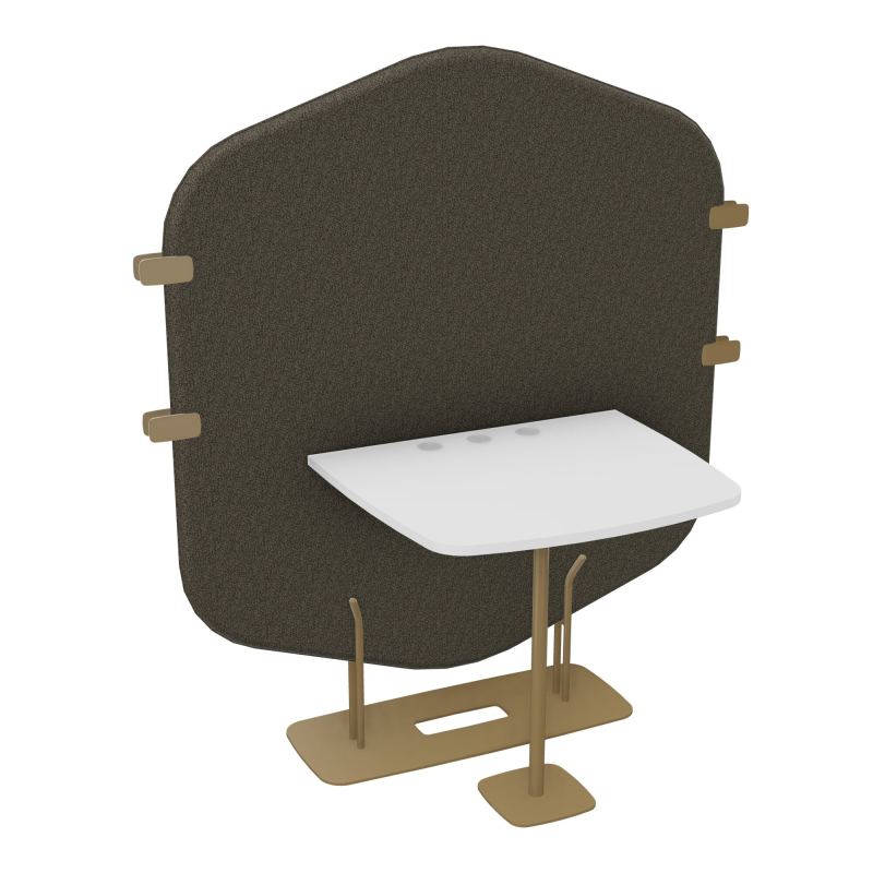 MARGOT ESPACE 2 PERS. L122,7XH144,8XP75CM - CLOISON B7 - PIET. Z3 - PLAT. EP19MM MG