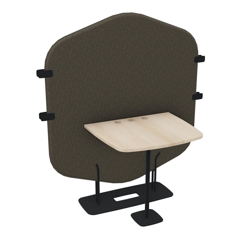 MARGOT ESPACE 2 PERS. L122,7XH144,8XP75CM - CLOISON B7 - PIET. ZP - PLAT. EP19MM RZ