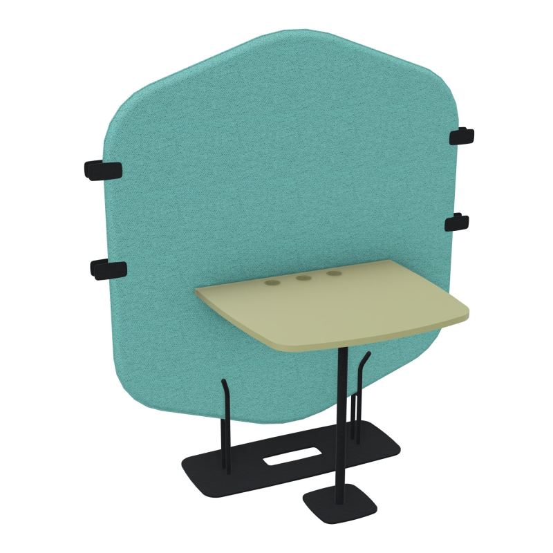 MARGOT CLOISON + TABLE - L122,7XH144,8XP75 CM BG ZP R7