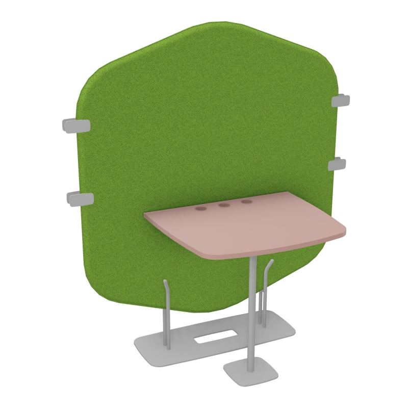 MARGOT CLOISON + TABLE - L122,7XH144,8XP75 CM BK SA R8