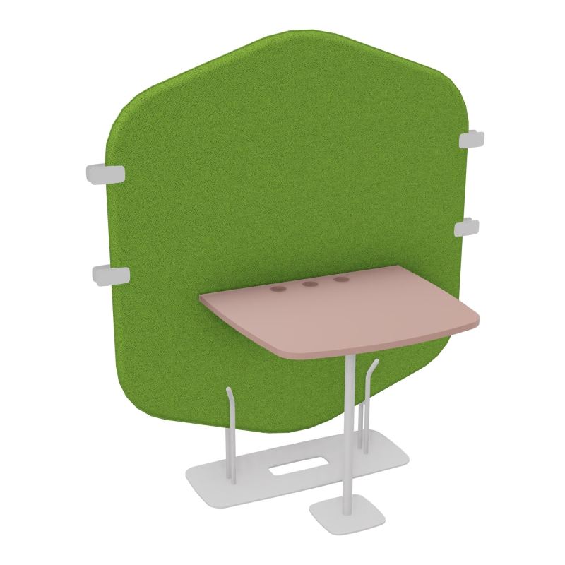 MARGOT CLOISON + TABLE - L122,7XH144,8XP75 CM BK SD R8