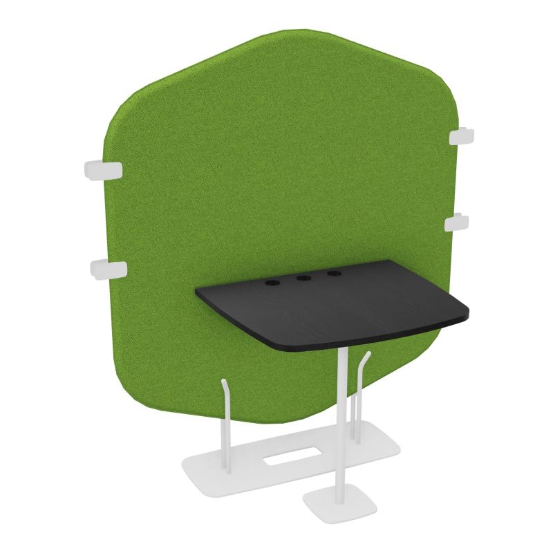 MARGOT CLOISON + TABLE - L122,7XH144,8XP75 CM BK SO RK