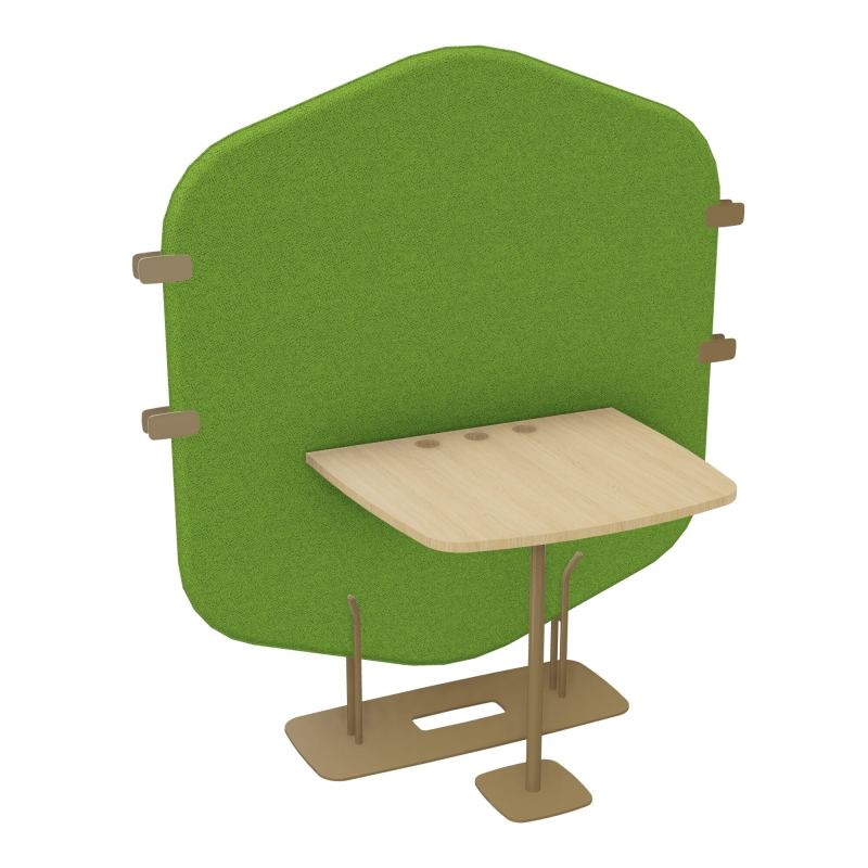 MARGOT CLOISON + TABLE - L122,7XH144,8XP75 CM BK Z3 R1