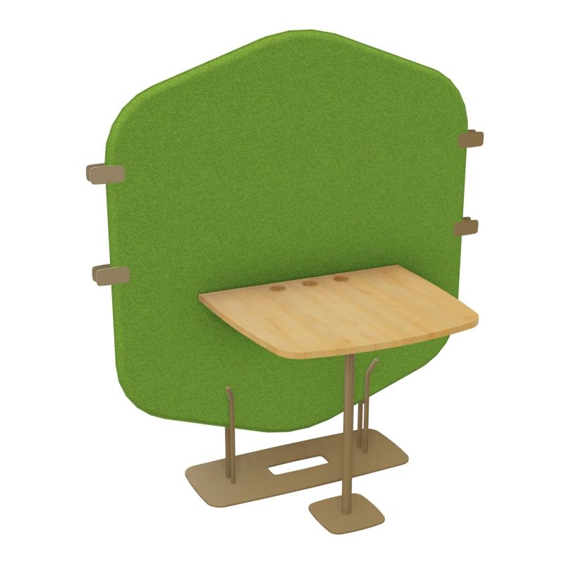 MARGOT CLOISON + TABLE - L122,7XH144,8XP75 CM BK Z3 R5