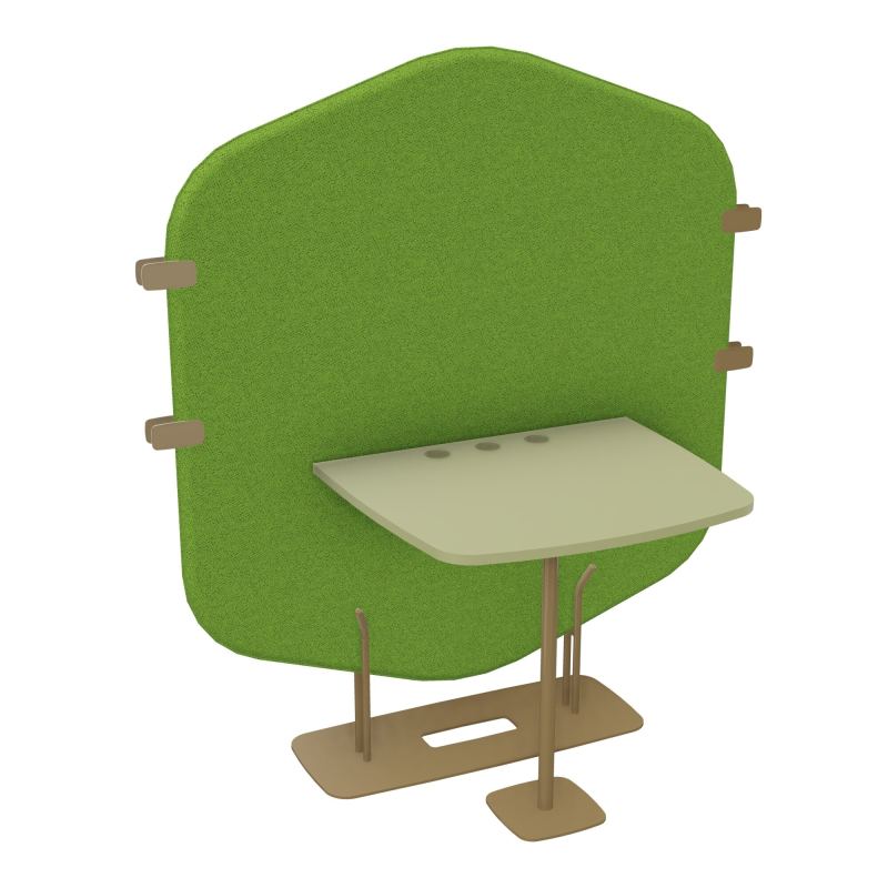 MARGOT CLOISON + TABLE - L122,7XH144,8XP75 CM BK Z3 R7
