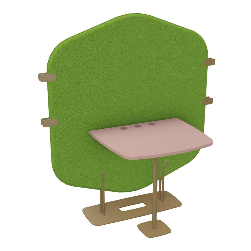 MARGOT CLOISON + TABLE - L122,7XH144,8XP75 CM BK Z3 R8