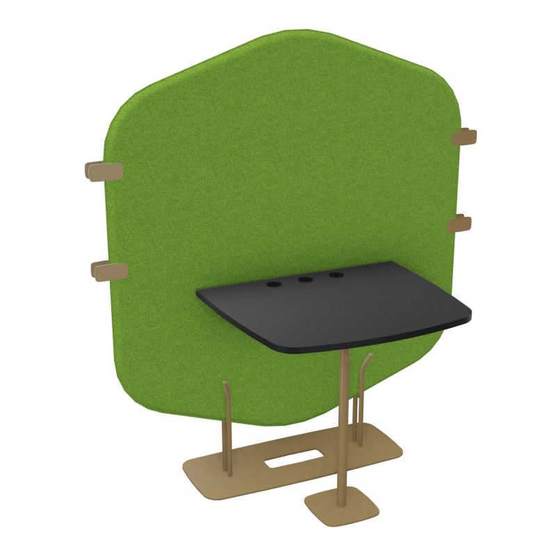 MARGOT CLOISON + TABLE - L122,7XH144,8XP75 CM BK Z3 R9