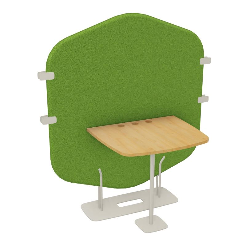 MARGOT CLOISON + TABLE - L122,7XH144,8XP75 CM BK ZC R5