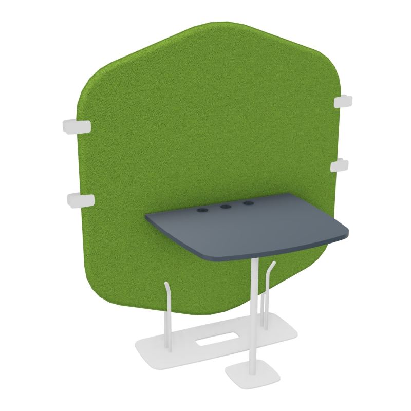 MARGOT CLOISON + TABLE - L122,7XH144,8XP75 CM BK ZO R6