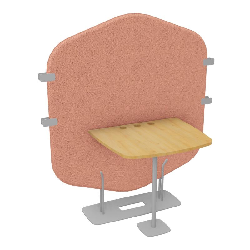 MARGOT CLOISON + TABLE - L122,7XH144,8XP75 CM BL SA R5
