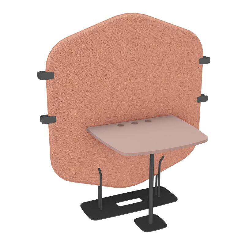 MARGOT CLOISON + TABLE - L122,7XH144,8XP75 CM BL SC R8