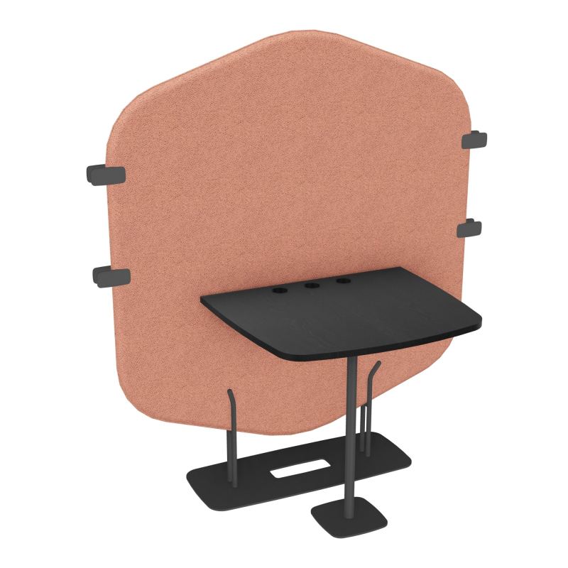 MARGOT CLOISON + TABLE - L122,7XH144,8XP75 CM BL SC RK