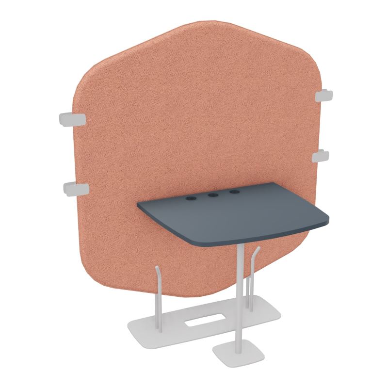 MARGOT CLOISON + TABLE - L122,7XH144,8XP75 CM BL SD R6