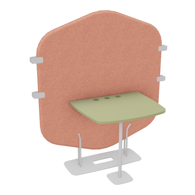 MARGOT CLOISON + TABLE - L122,7XH144,8XP75 CM BL SD R7