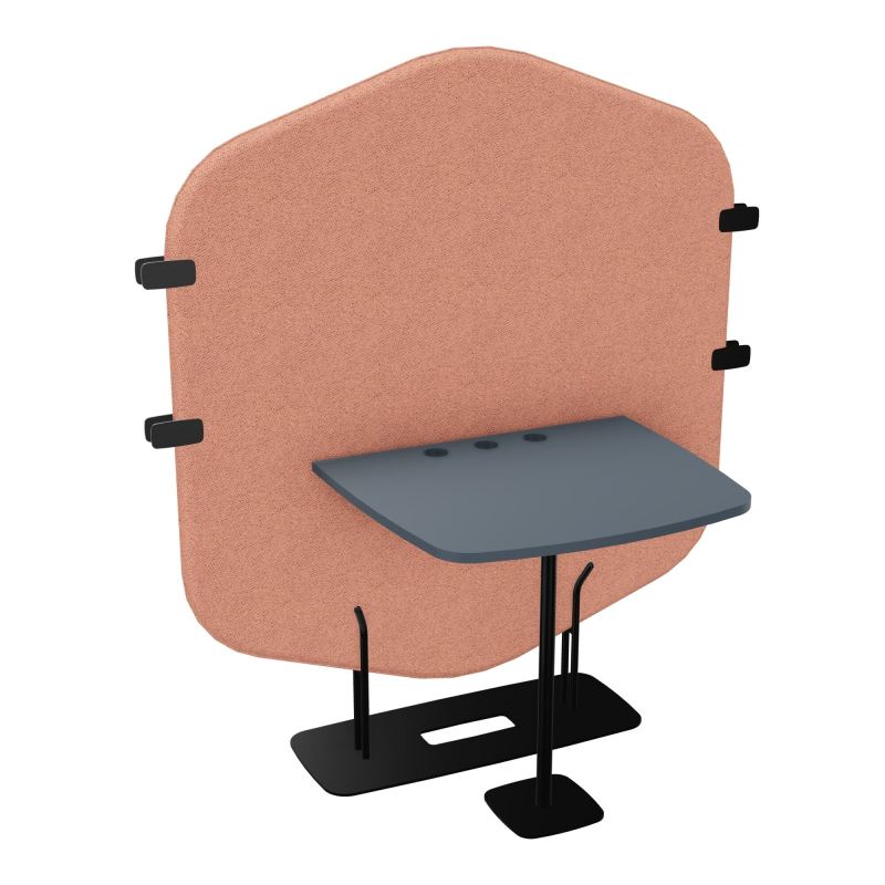 MARGOT CLOISON + TABLE - L122,7XH144,8XP75 CM BL SG R6