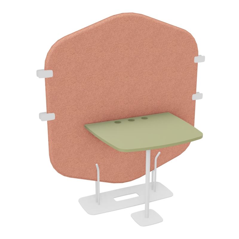 MARGOT CLOISON + TABLE - L122,7XH144,8XP75 CM BL SO R7