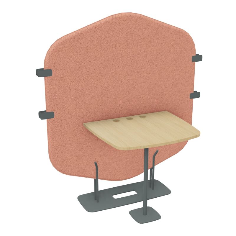 MARGOT CLOISON + TABLE - L122,7XH144,8XP75 CM BL SU R1