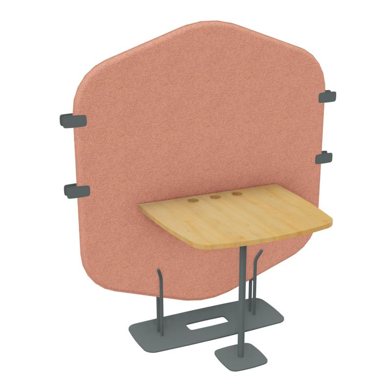 MARGOT CLOISON + TABLE - L122,7XH144,8XP75 CM BL SU R5