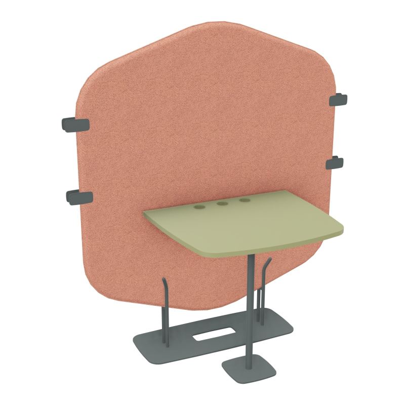 MARGOT CLOISON + TABLE - L122,7XH144,8XP75 CM BL SU R7