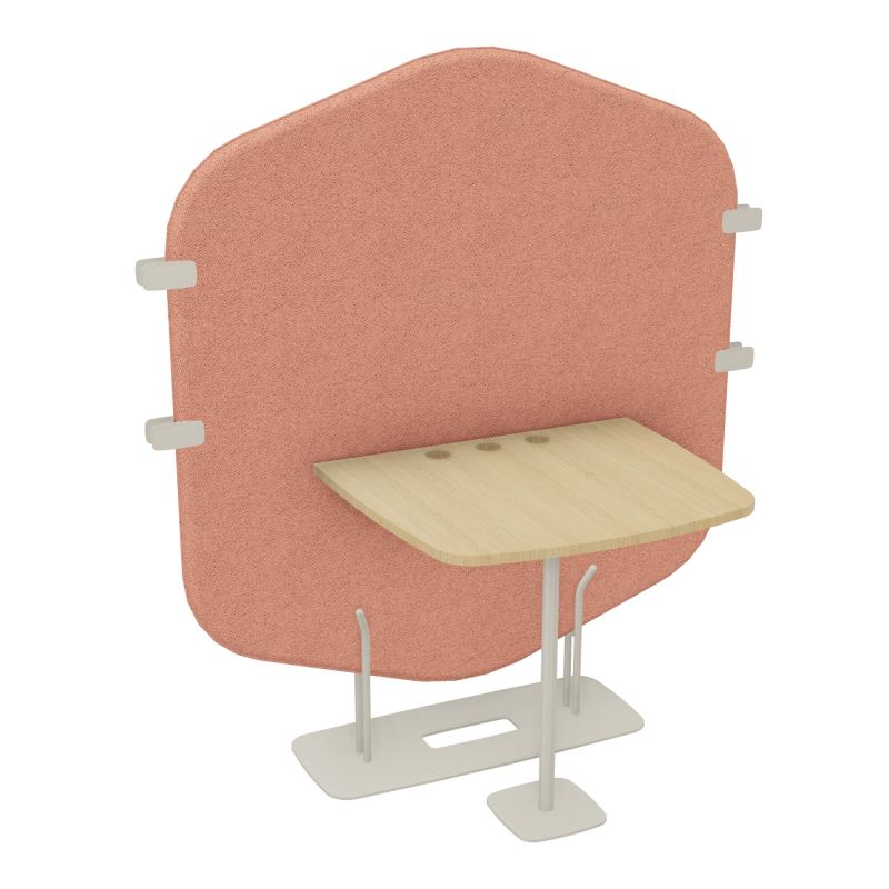 MARGOT CLOISON + TABLE - L122,7XH144,8XP75 CM BL ZC R1