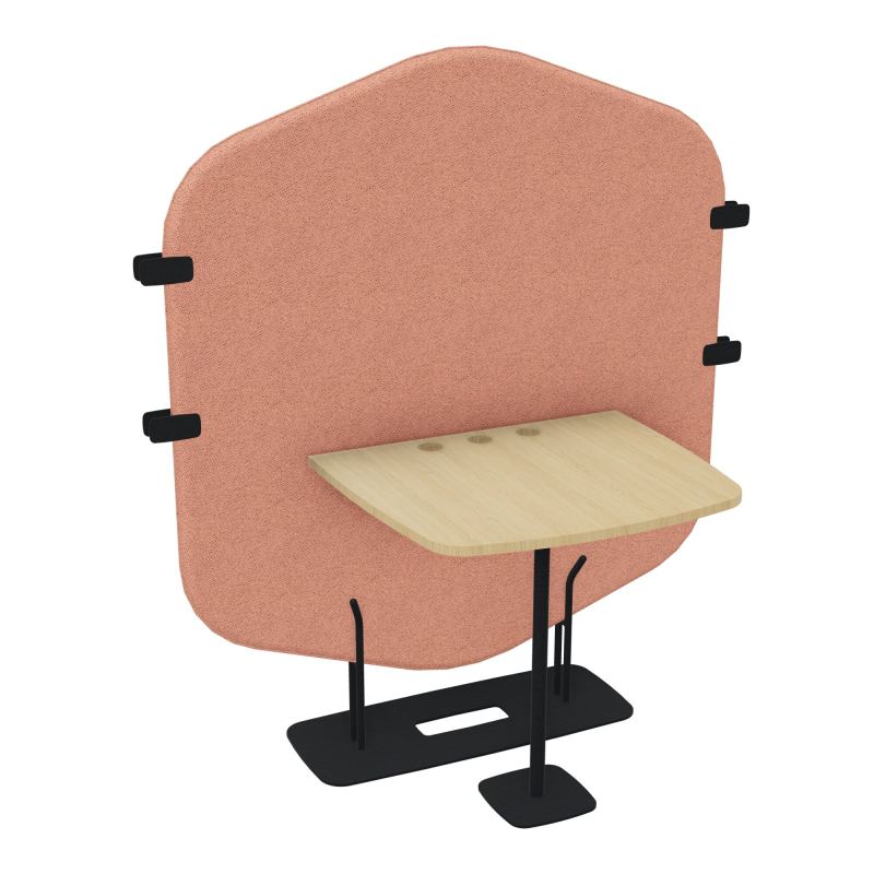 MARGOT CLOISON + TABLE - L122,7XH144,8XP75 CM BL ZP R1