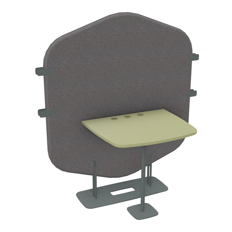 MARGOT CLOISON + TABLE - L122,7XH144,8XP75 CM BN SU R7