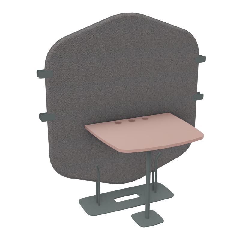 MARGOT CLOISON + TABLE - L122,7XH144,8XP75 CM BN SU R8