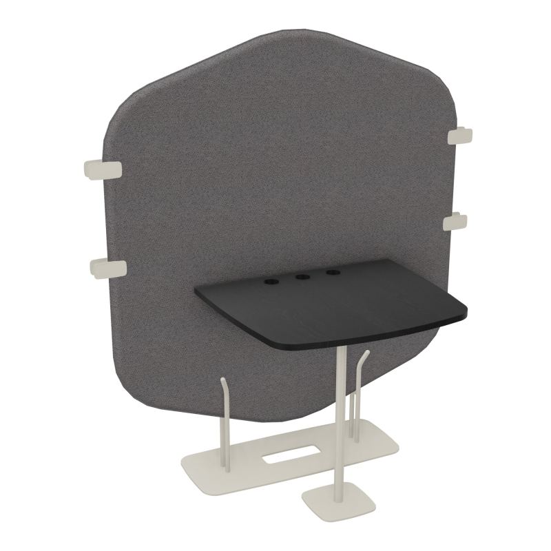 MARGOT CLOISON + TABLE - L122,7XH144,8XP75 CM BN ZC RK