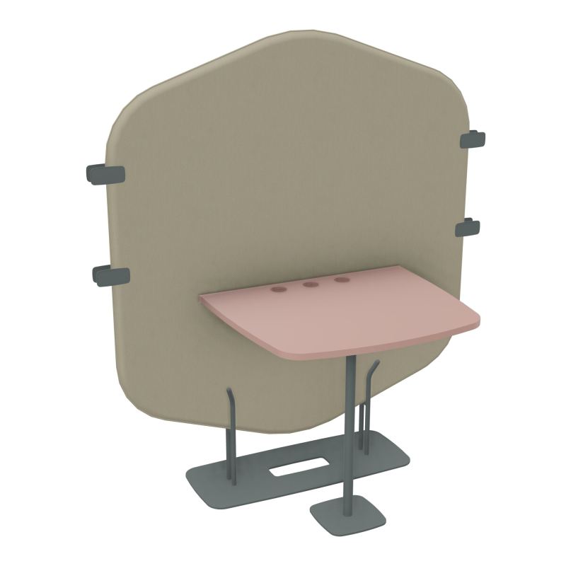 MARGOT CLOISON + TABLE - L122,7XH144,8XP75 CM CG SU R8