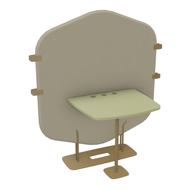 MARGOT CLOISON + TABLE - L122,7XH144,8XP75 CM CG Z3 R7