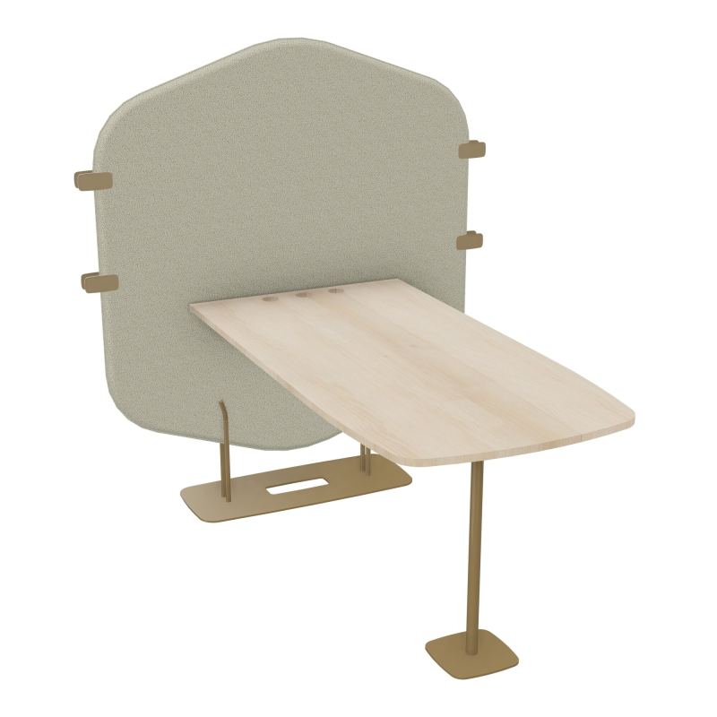 MARGOT ESPACE 4 PERS. L122,7XH144,8XP156CM - CLOISON A2 - PIET. Z3 - PLAT. EP19MM RZ