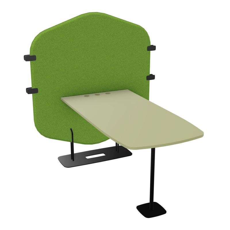 MARGOT CLOISON + TABLE - L122,7XH144,8XP156 CM BK SG R7