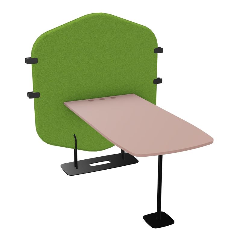 MARGOT CLOISON + TABLE - L122,7XH144,8XP156 CM BK SG R8