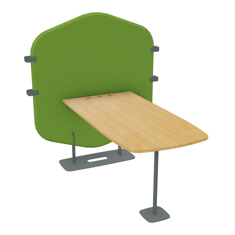 MARGOT CLOISON + TABLE - L122,7XH144,8XP156 CM BK SU R5