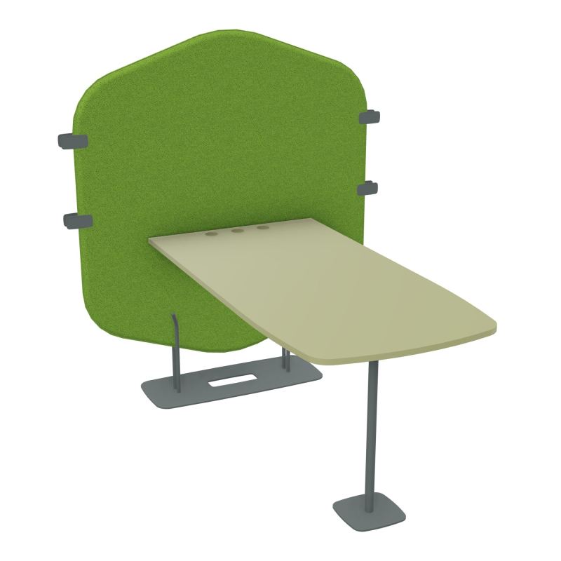 MARGOT CLOISON + TABLE - L122,7XH144,8XP156 CM BK SU R7