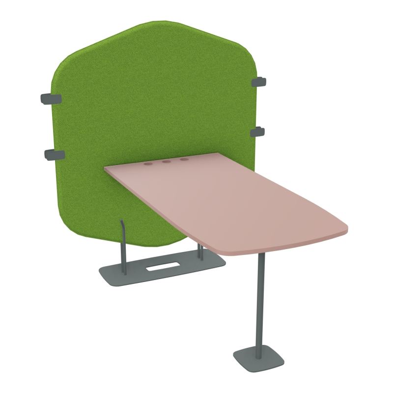 MARGOT CLOISON + TABLE - L122,7XH144,8XP156 CM BK SU R8