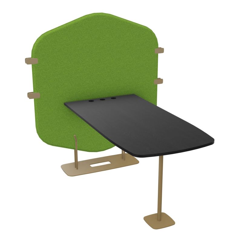 MARGOT CLOISON + TABLE - L122,7XH144,8XP156 CM BK Z3 RK