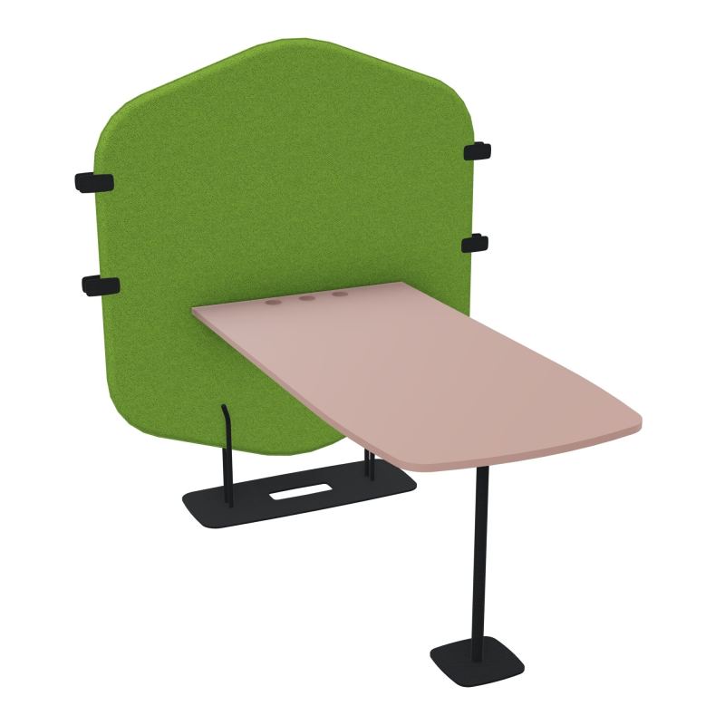 MARGOT CLOISON + TABLE - L122,7XH144,8XP156 CM BK ZP R8