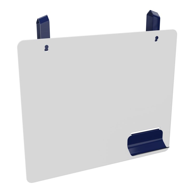 TABLEAU ECRITOIRE L50XH66,7XP14,6CM POUR CLOISON MARGOT - PLUMIER ET FIXATIONS X4