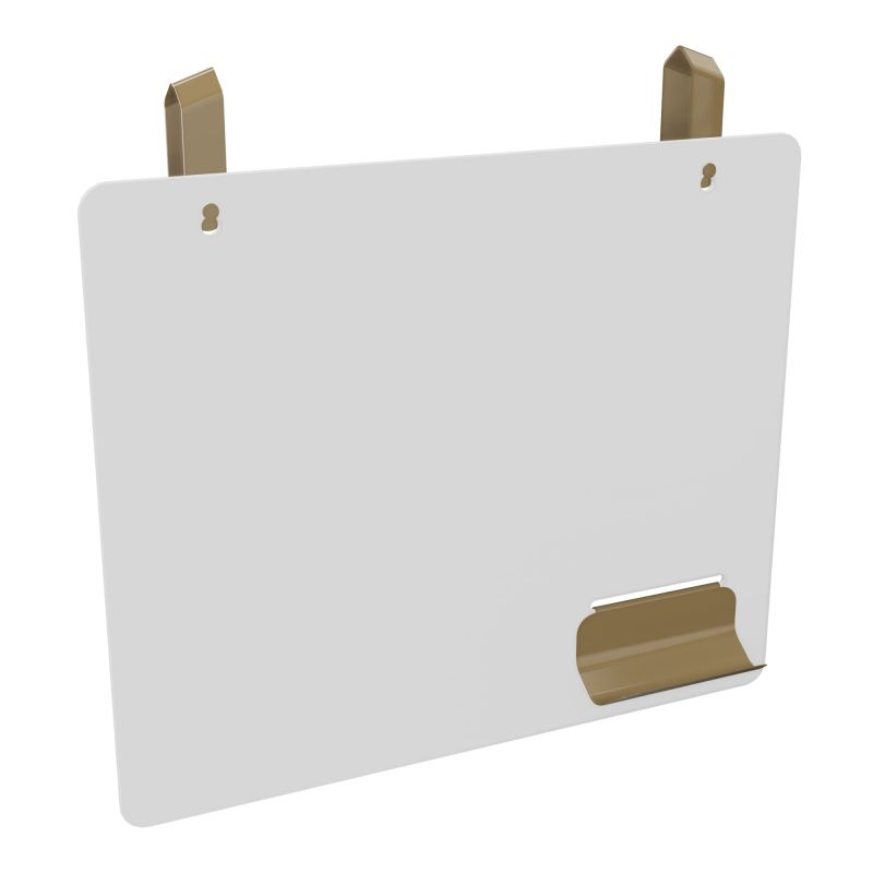 TABLEAU ECRITOIRE L50XH66,7XP14,6CM POUR CLOISON MARGOT - PLUMIER ET FIXATIONS Z3