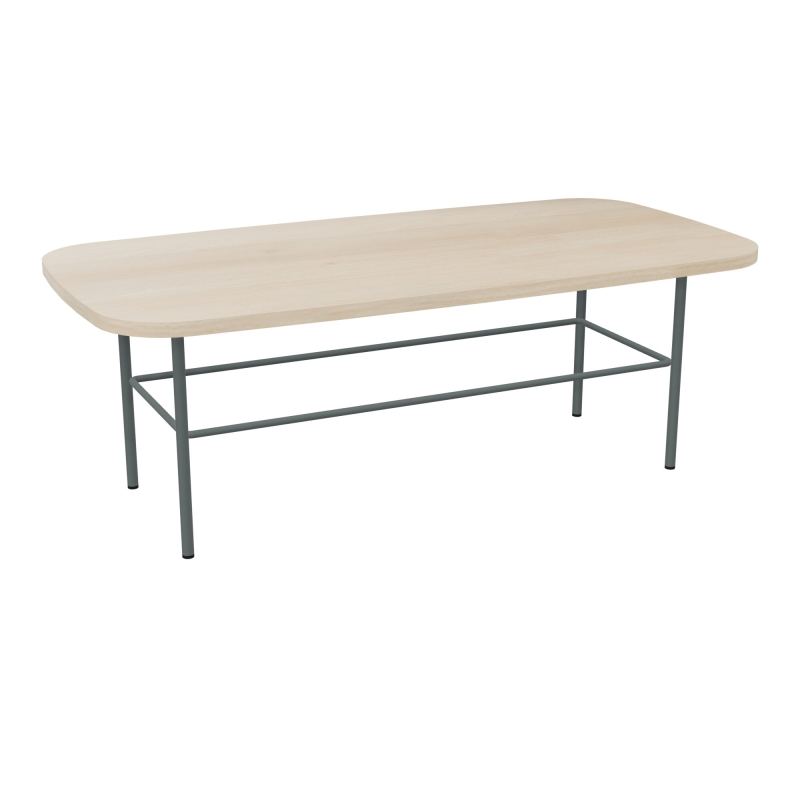 TABLE BASSE MARGOT RECTANGULAIRE L100XH35XP50CM - PLAT. EP19MM RZ - PIET. SU