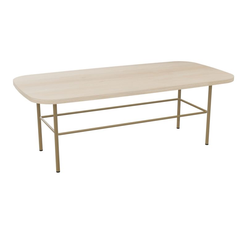 TABLE BASSE MARGOT RECTANGULAIRE L100XH35XP50CM - PLAT. EP19MM RZ - PIET. Z3