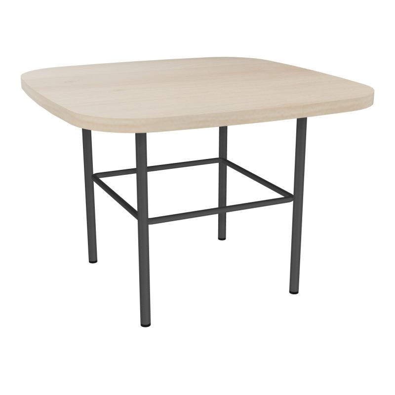 TABLE BASSE MARGOT CARREE L50XH35XP50CM - PLAT. EP19MM RZ - PIET. SC