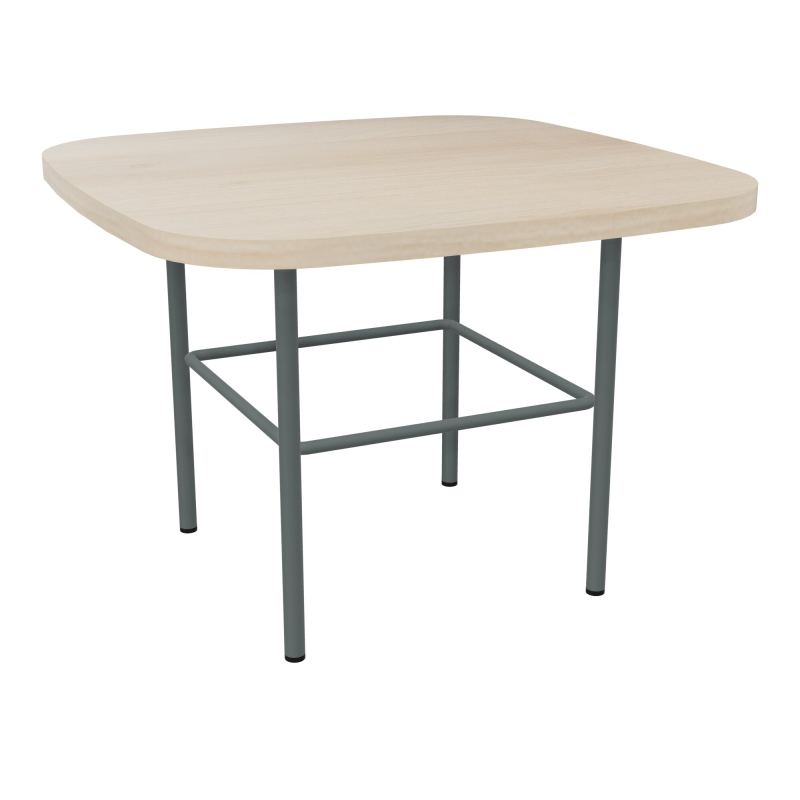 TABLE BASSE MARGOT CARREE L50XH35XP50CM - PLAT. EP19MM RZ - PIET. SU
