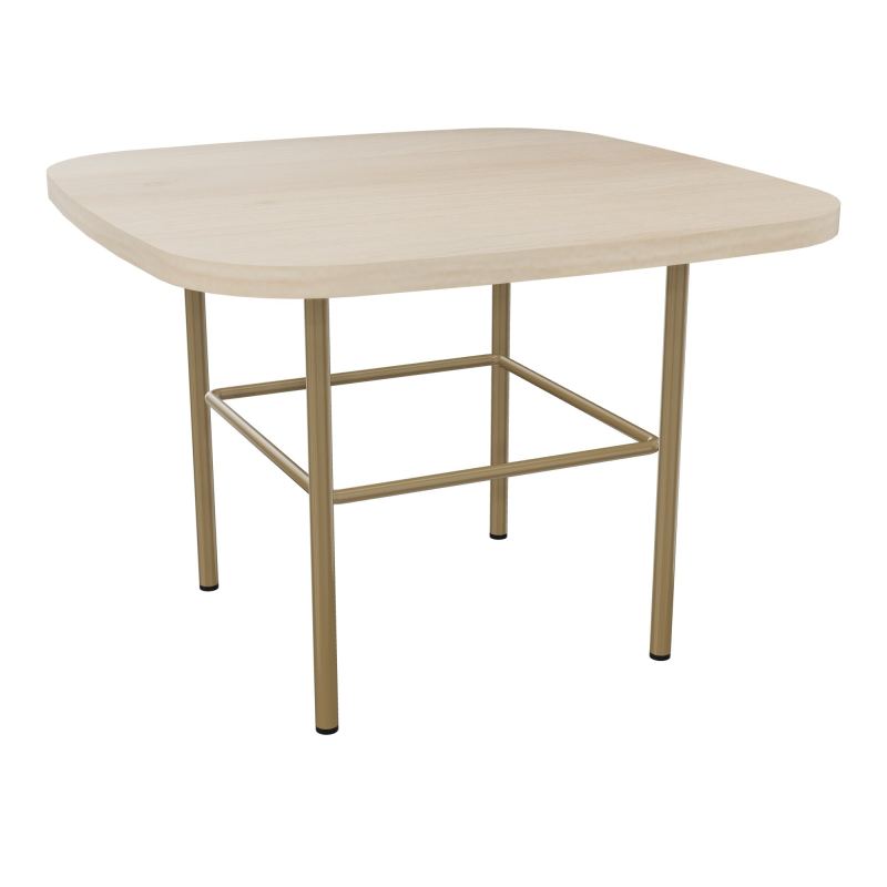 TABLE BASSE MARGOT CARREE L50XH35XP50CM - PLAT. EP19MM RZ - PIET. Z3