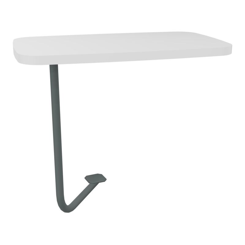 TABLETTE PIVOTANTE POUR ASSISE MARGOT L50XH47,3XP30CM - PLAT. EP22MM MG - PIET. SU