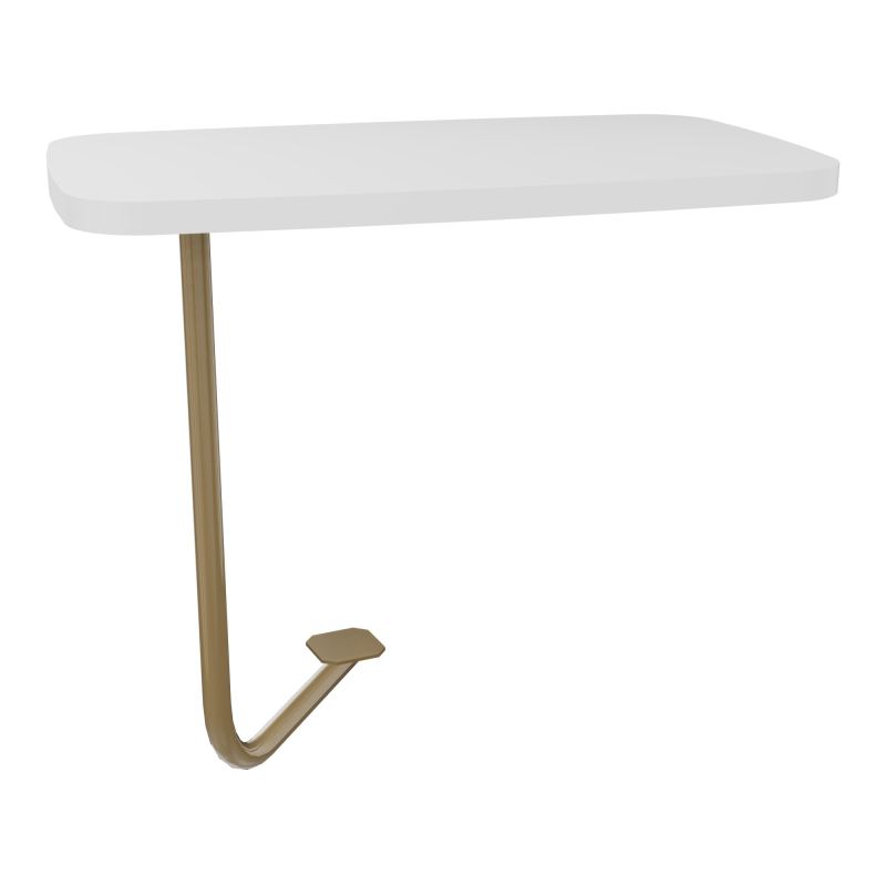 TABLETTE PIVOTANTE POUR ASSISE MARGOT L50XH47,3XP30CM - PLAT. EP22MM MG - PIET. Z3