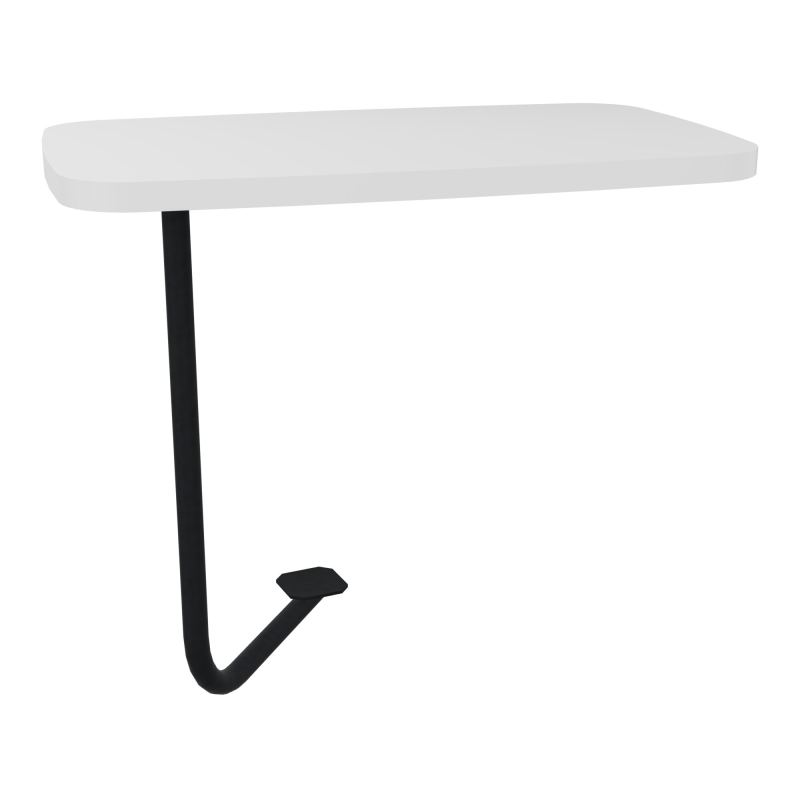 TABLETTE PIVOTANTE POUR ASSISE MARGOT L50XH47,3XP30CM - PLAT. EP22MM MG - PIET. ZP