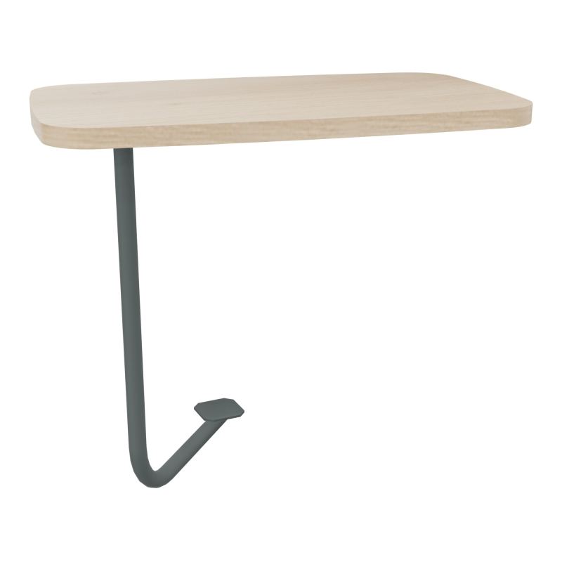 TABLETTE PIVOTANTE POUR ASSISE MARGOT L50XH47,3XP30CM - PLAT. EP22MM RZ - PIET. SU